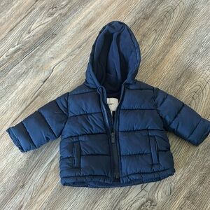 Baby Boy Navy Blue Puffer Jacket